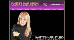 Desktop Screenshot of janeteshairstudio.com